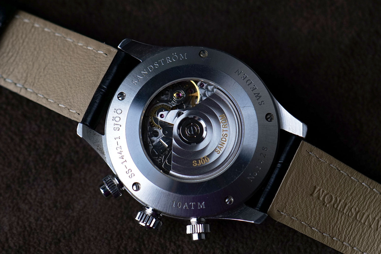 PRE-OWNED Sjöö Sandström Royal Steel Chronograph 012628