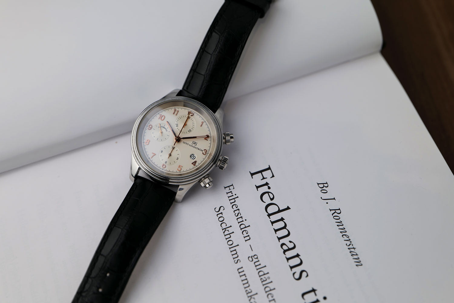 PRE-OWNED Sjöö Sandström Royal Steel Chronograph 012628