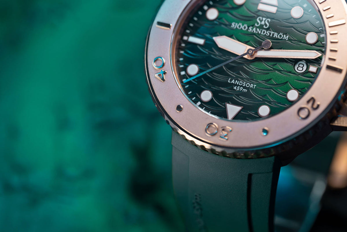 Sjöö Sandström Landsort Green & Bronze Limited Edition 100 watches 003572