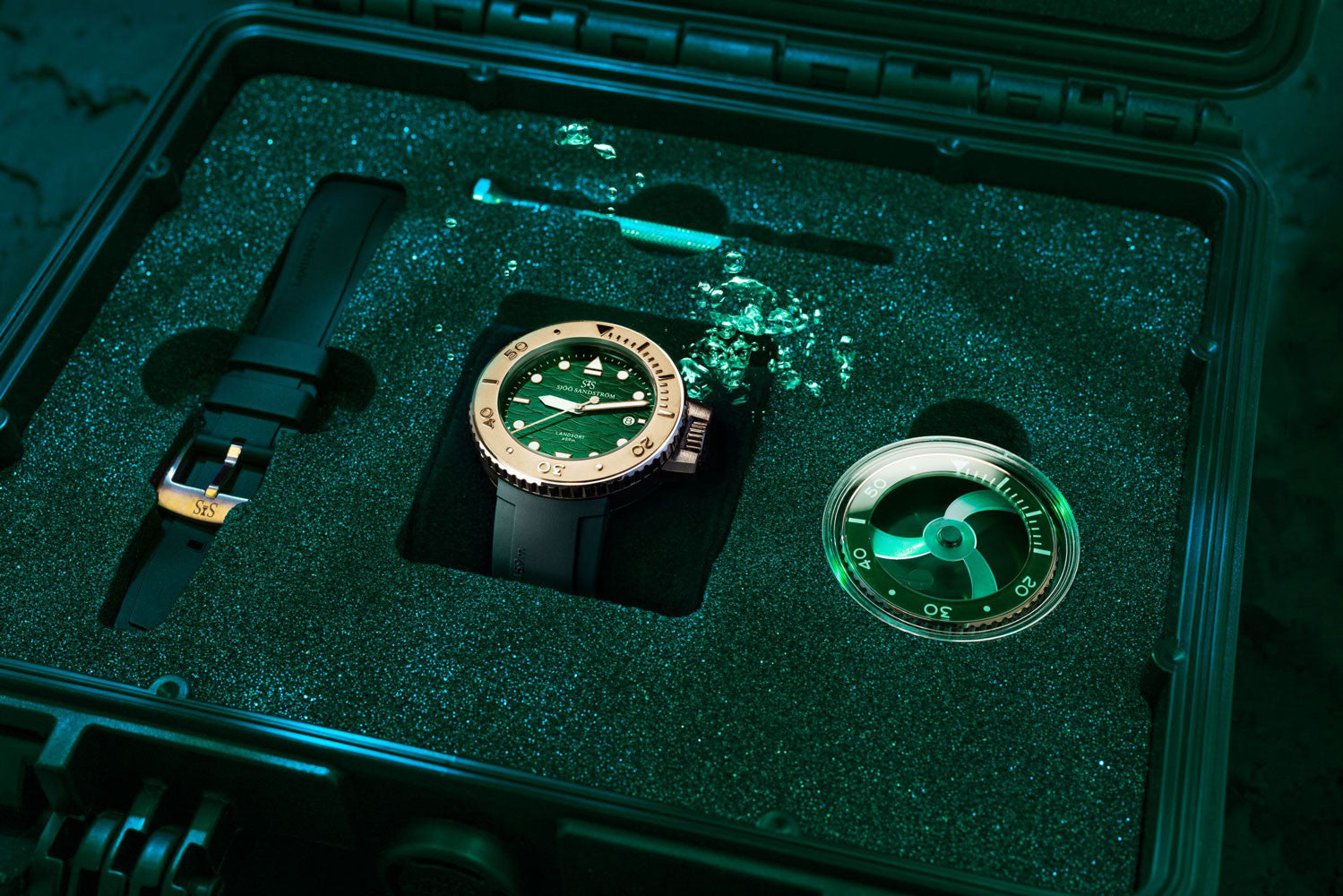 Sjöö Sandström Landsort Green & Bronze Limited Edition 100 watches 003572