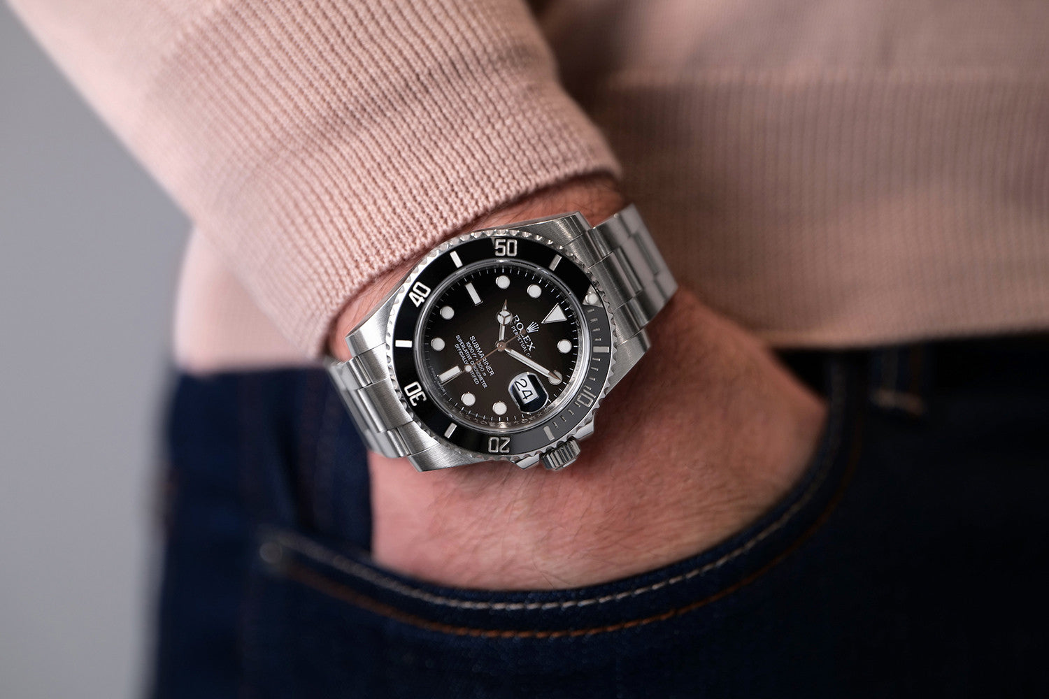 PRE-OWNED Rolex Submariner Date Svart 116610LN År 2013