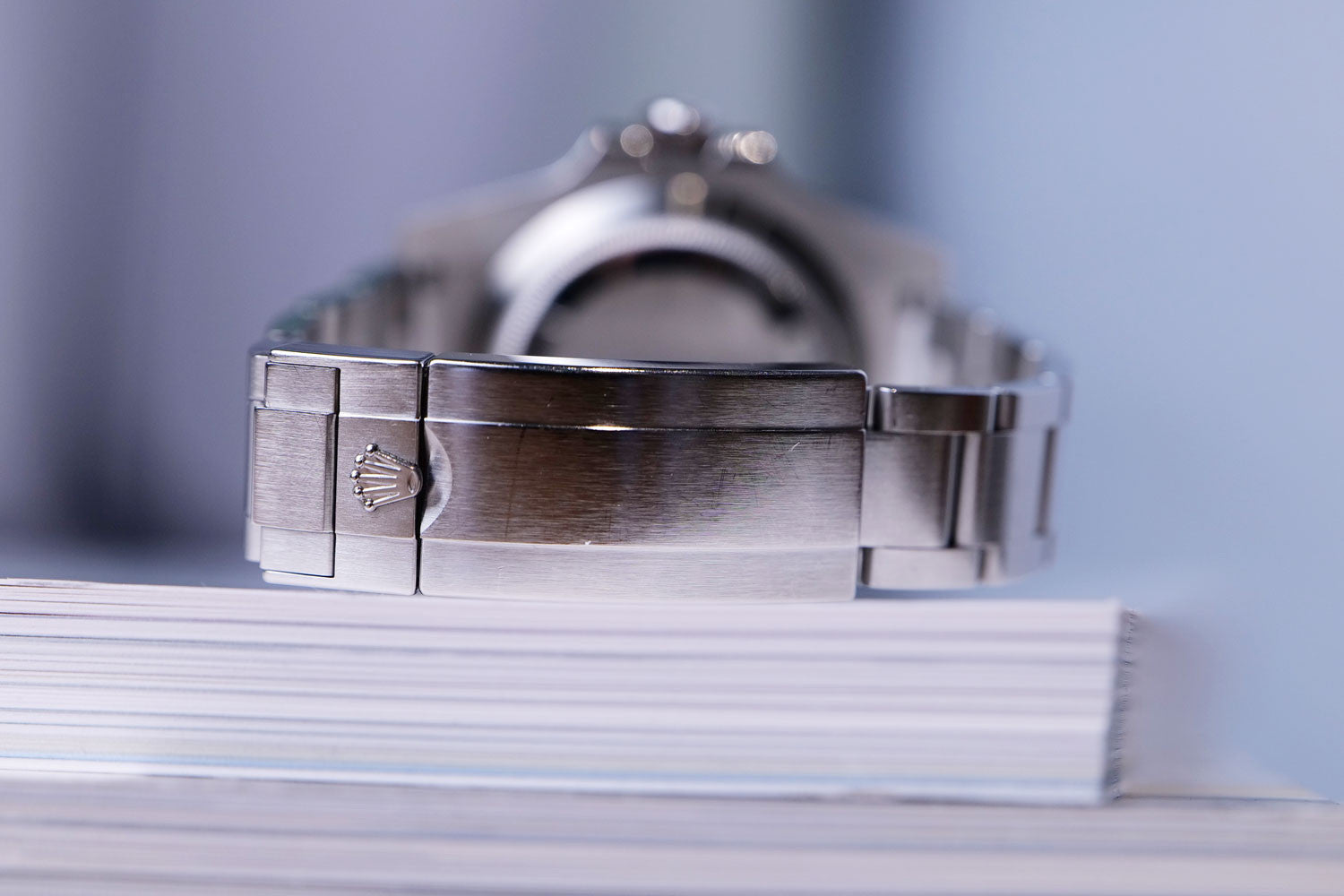 PRE-OWNED Rolex Submariner Date Black & Steel 116610LN Year 2013