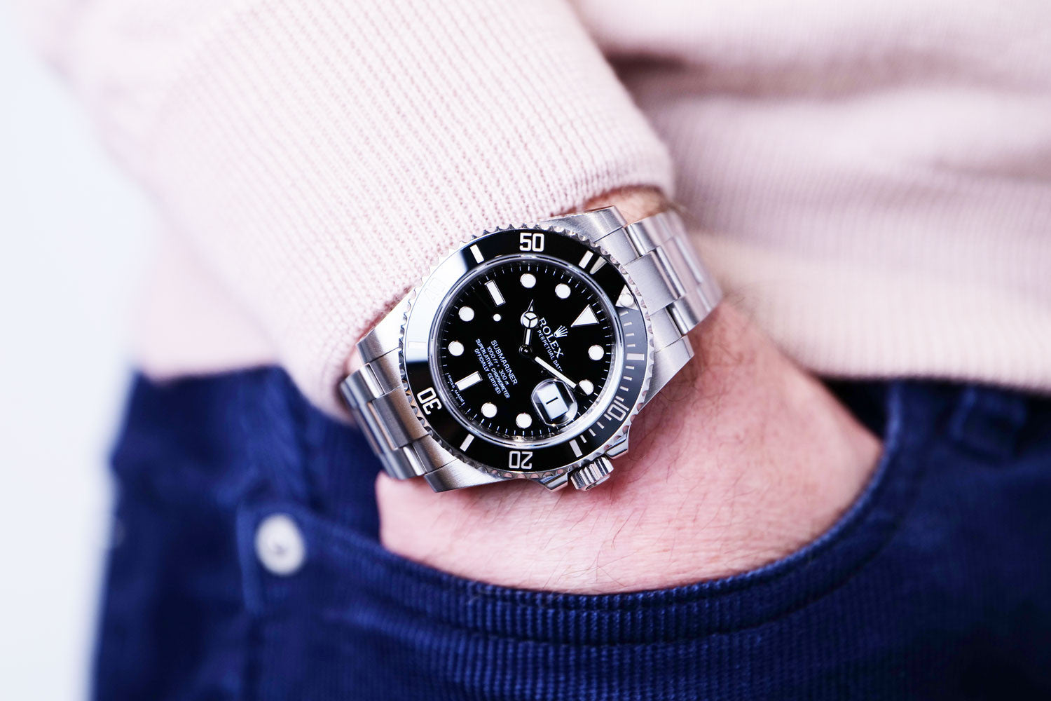 PRE-OWNED Rolex Submariner Date Black & Steel 116610LN Year 2013