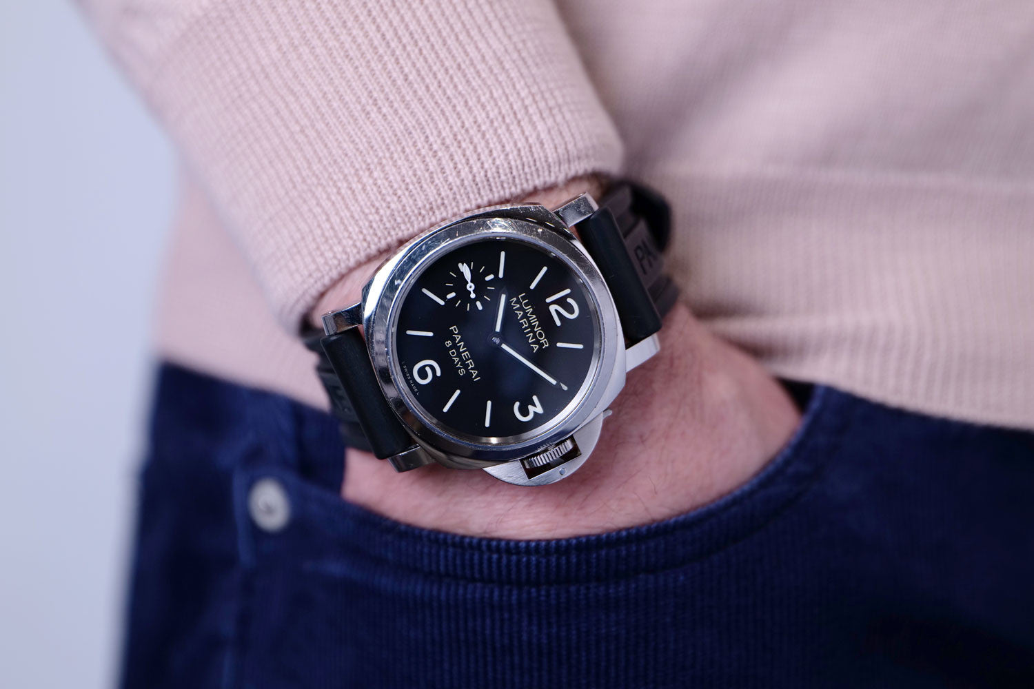 BEGAGNAD Panerai Luminor Marina 8 dagar PAM00510