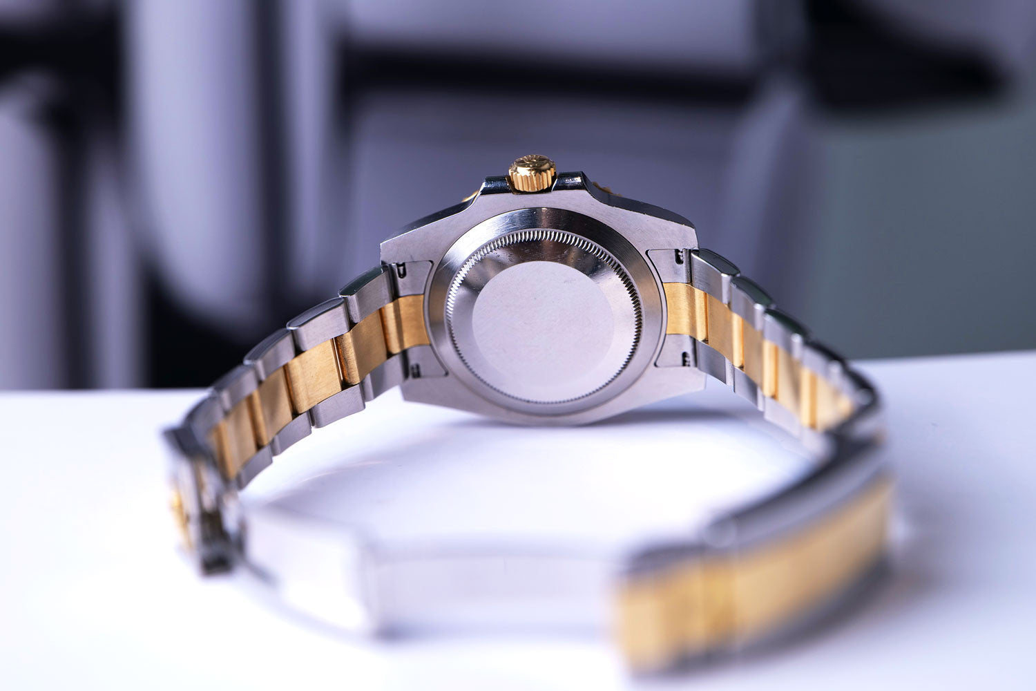 PRE-OWNED Rolex Submariner Date Black, Steel & Gold 116613L
