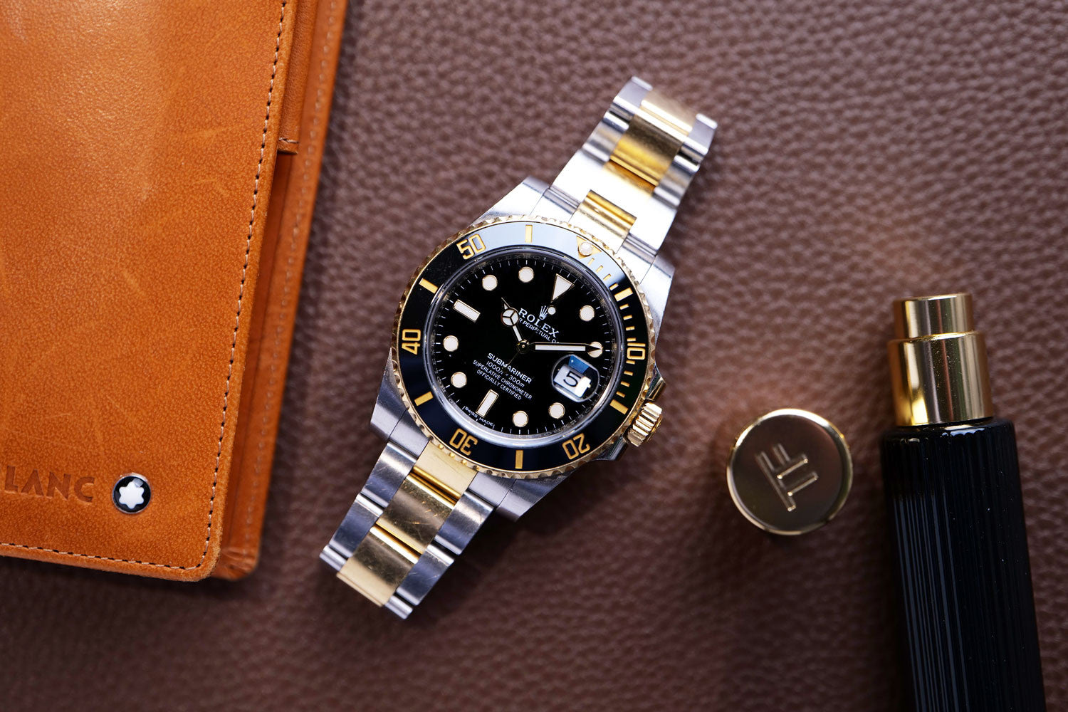 PRE-OWNED Rolex Submariner Date Black, Steel & Gold 116613L