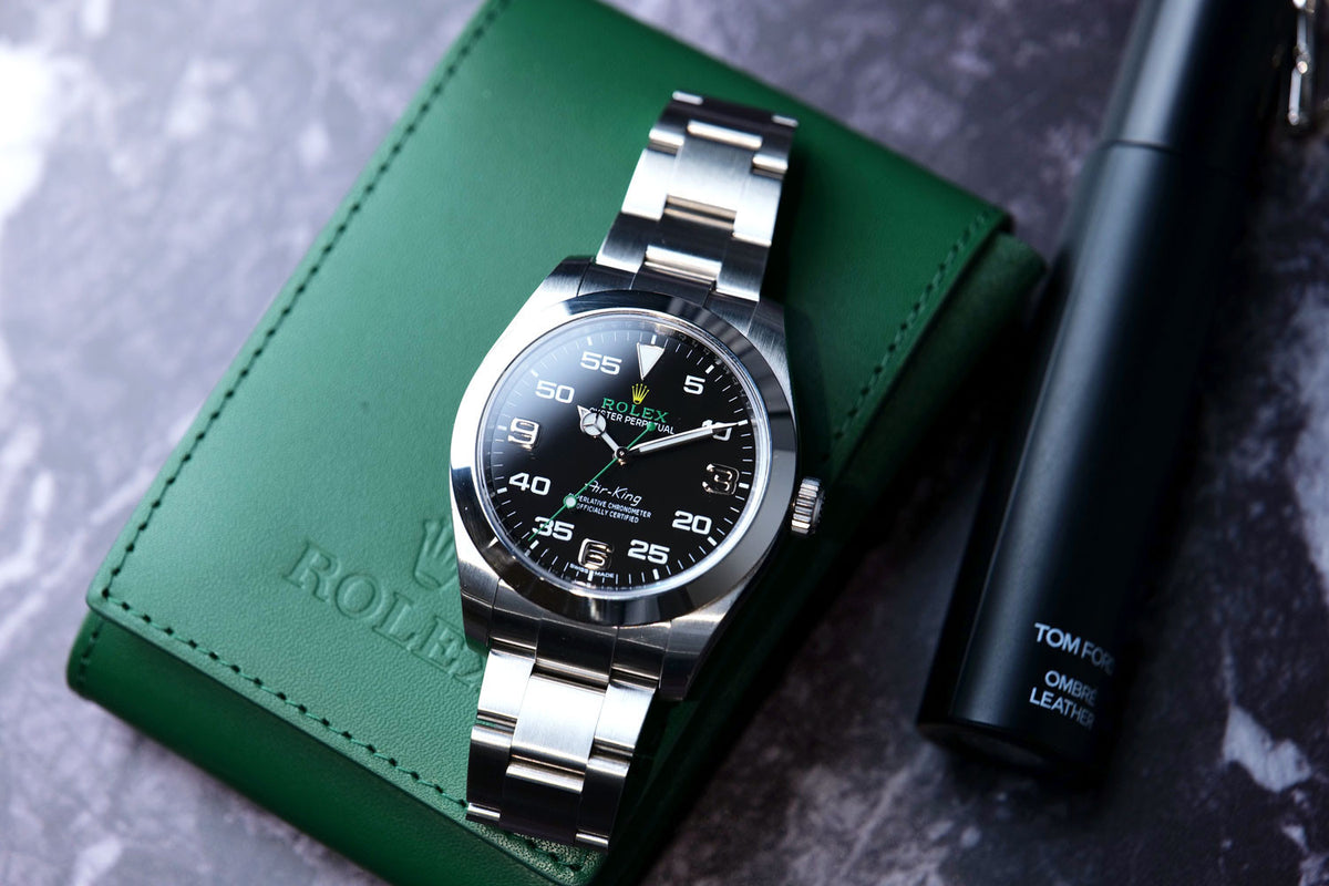 PRE-OWNED RolexAir-King Steel 116900