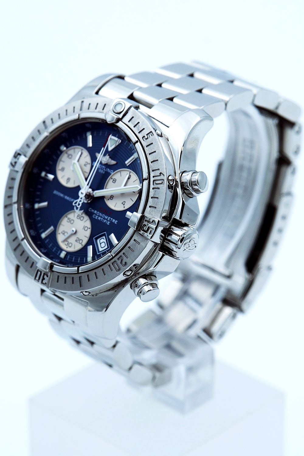 SOLD - PRE-OWNED Breitling Colt Chronograph Blue A73380