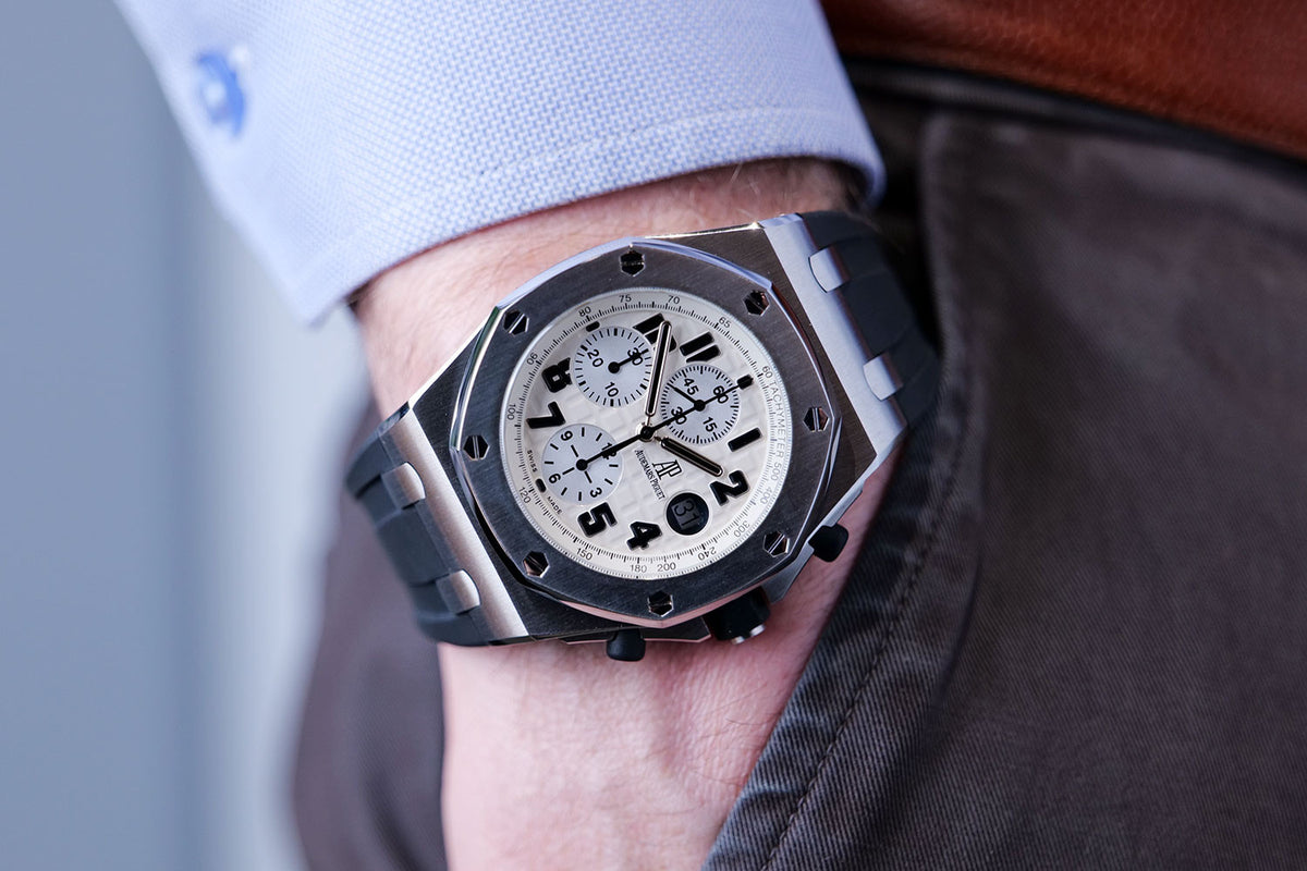 PRE-OWNED Audemars Piguet Royal Oak Offshore Chronograph Safari 26170ST.OO.D091CR.01