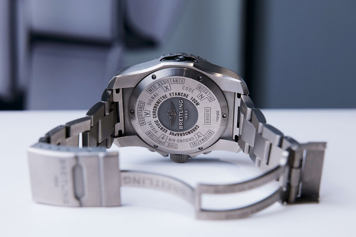 PRE-OWNED Breitling Cockpit B50 Titanium EB5010