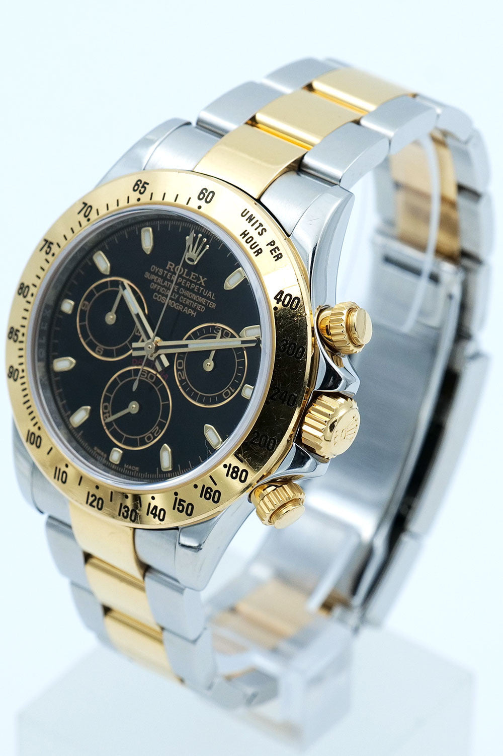 PRE-OWNED Rolex Daytona Gold & Steel 116523