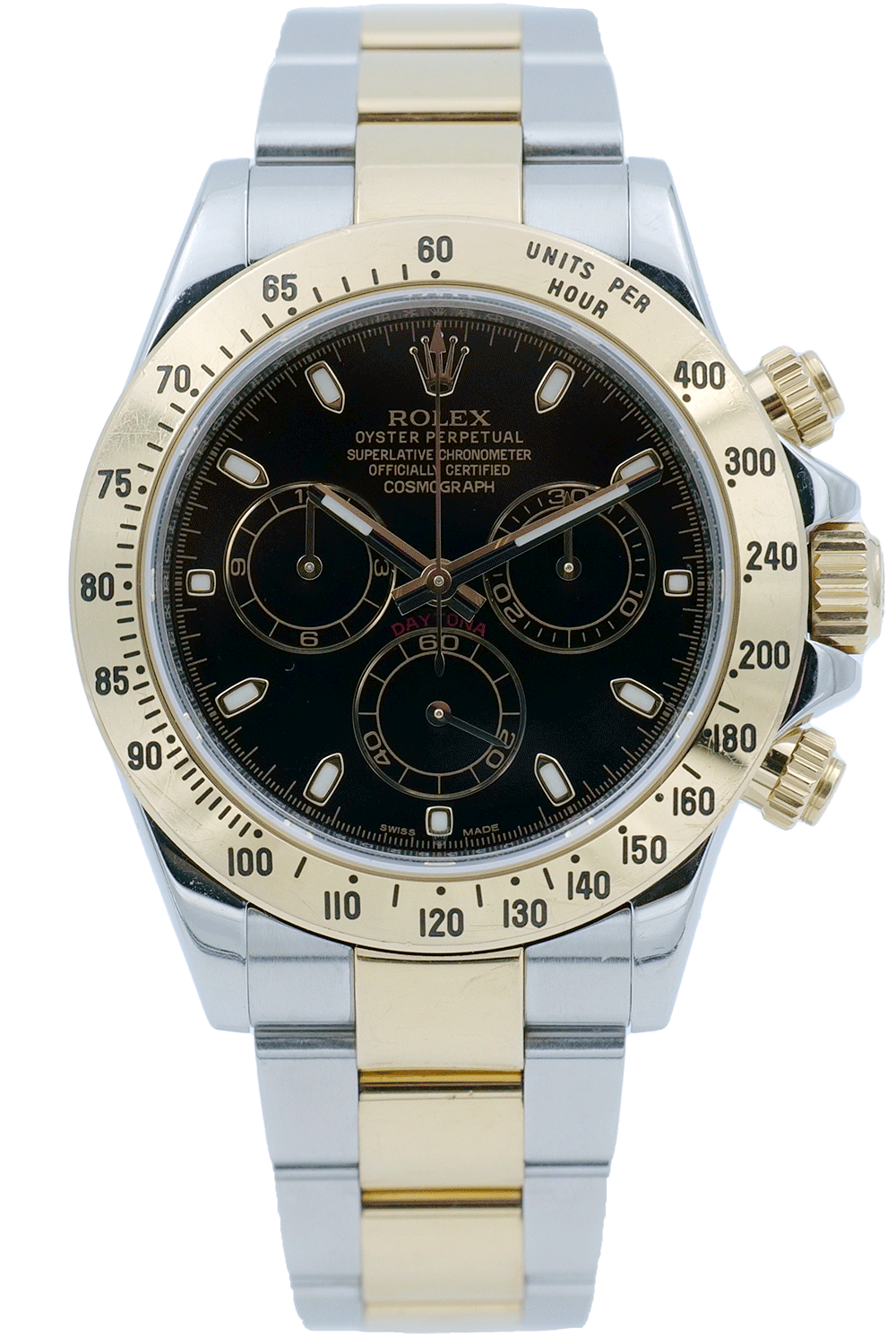 PRE-OWNED Rolex Daytona Gold & Steel 116523