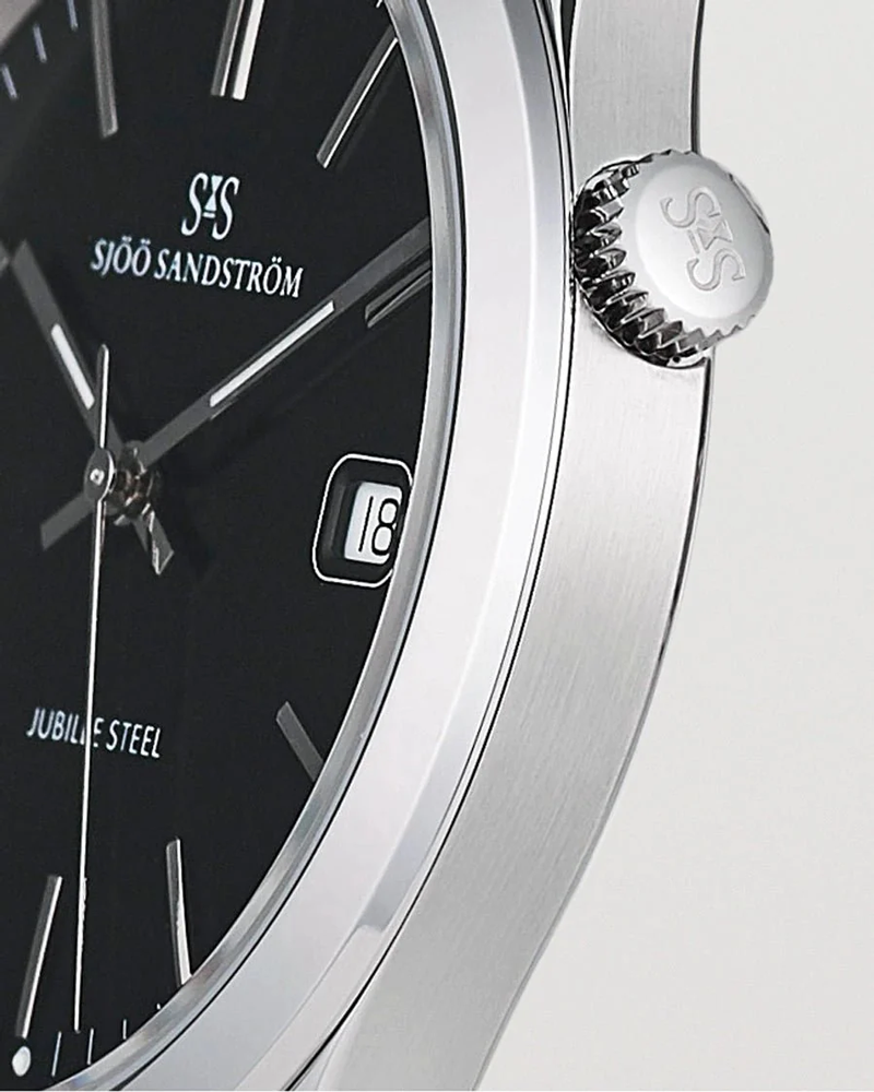 Sjöö Sandström Jubilee Steel Gent Black Steel bracelet 019009
