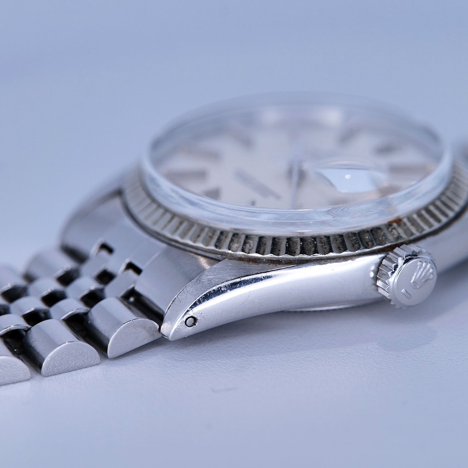 SÅLD-BEGAGNAD Rolex Datejust 36mm Linen Dial 16014
