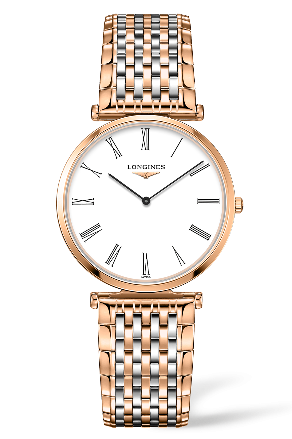 Longines La Grande Classique 33mm White & Rose Gold PVD L47091217