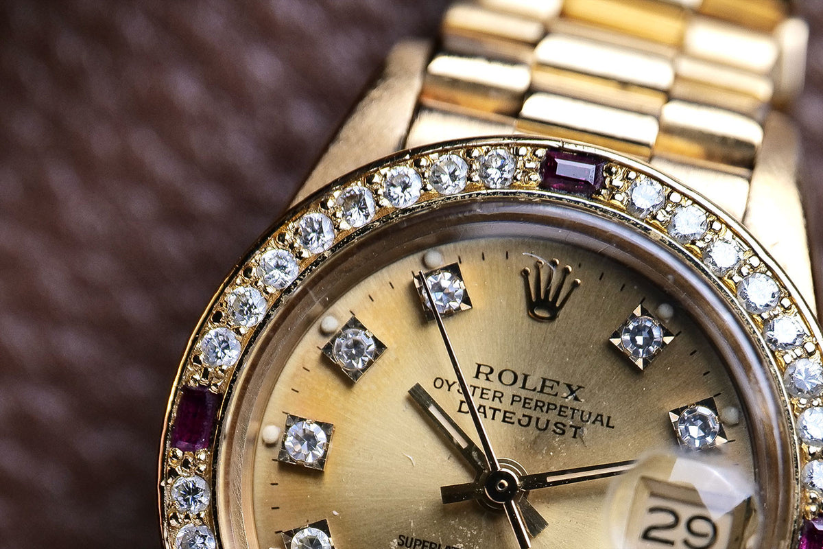 PRE-OWNED Lady-Datejust Diamants & Rubies 69178
