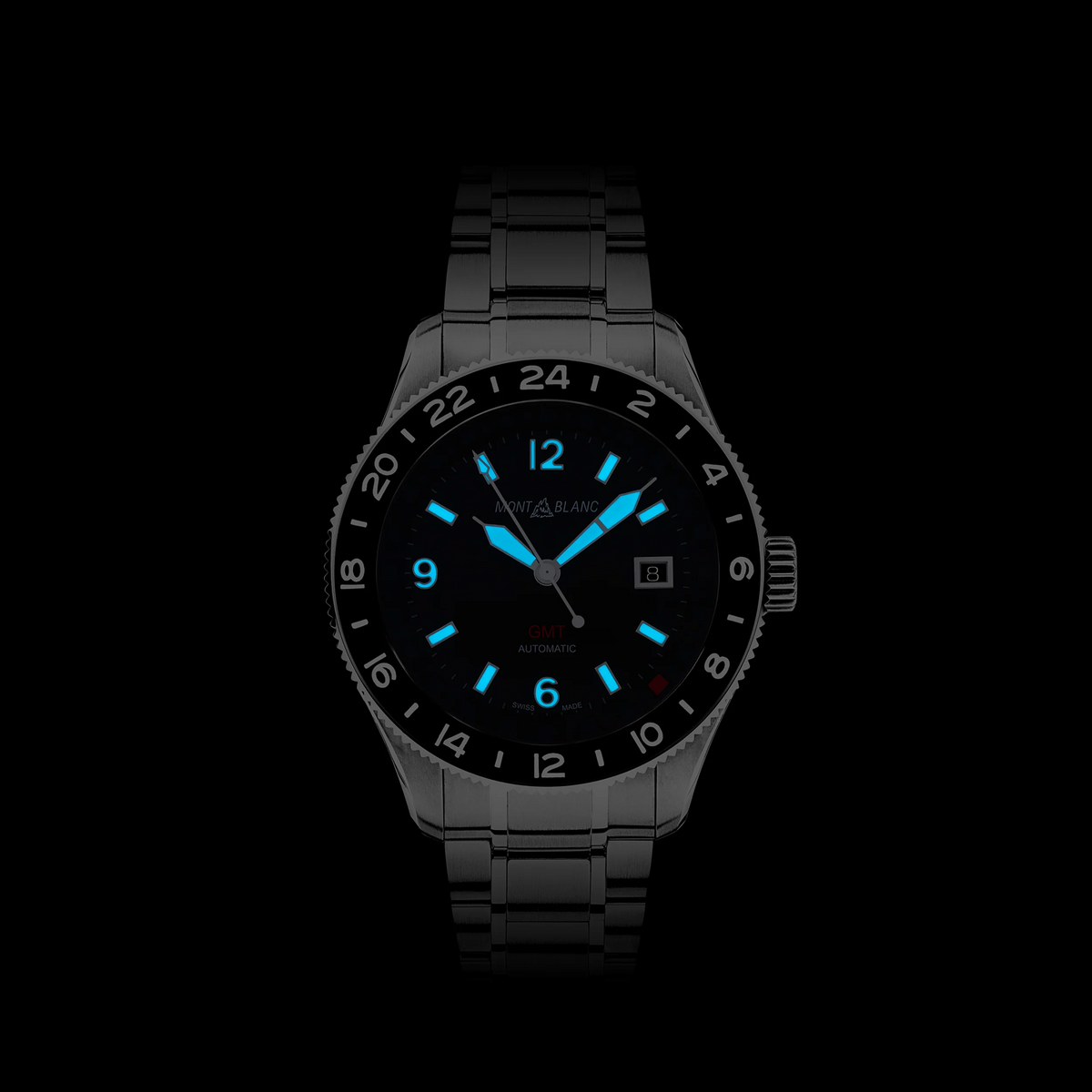 Montblanc 1858 GMT Black dial 42mm MB129615
