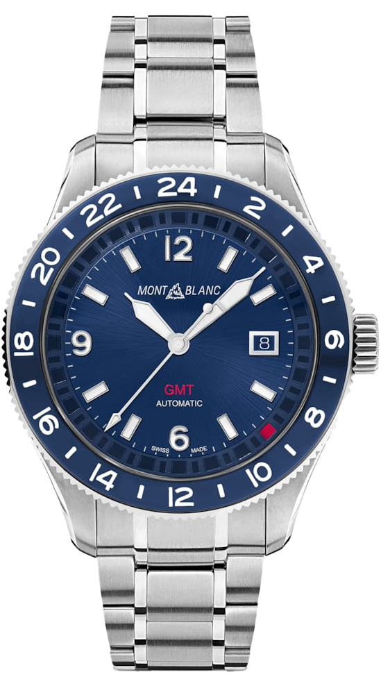 Montblanc 1858 GMT Blue dial 42mm MB129616