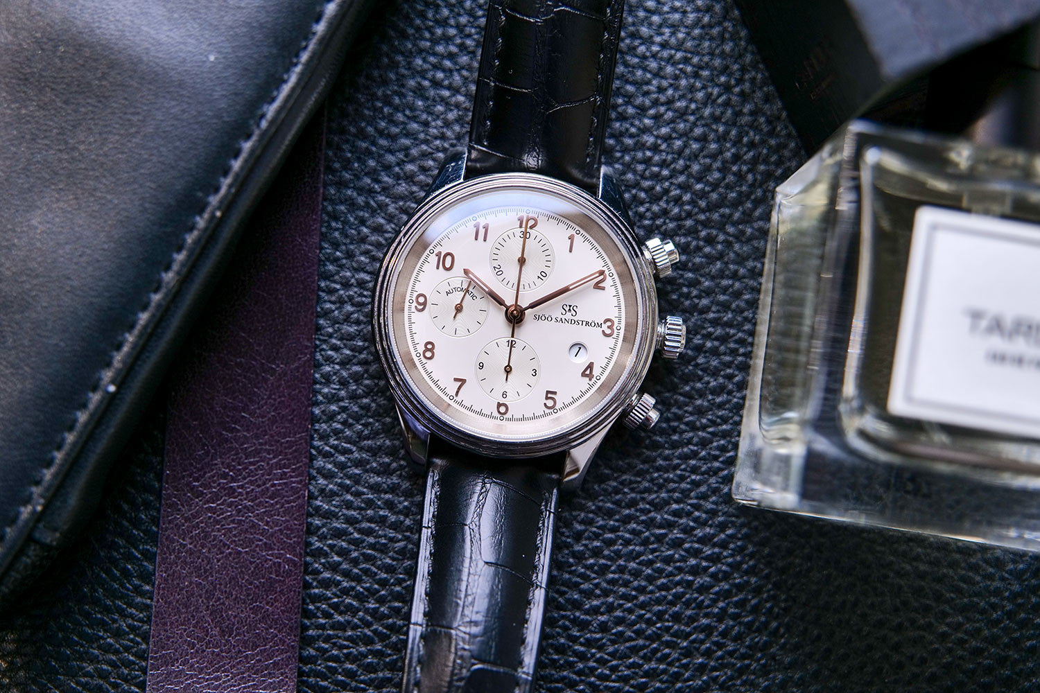 PRE-OWNED Sjöö Sandström Royal Steel Chronograph 012628