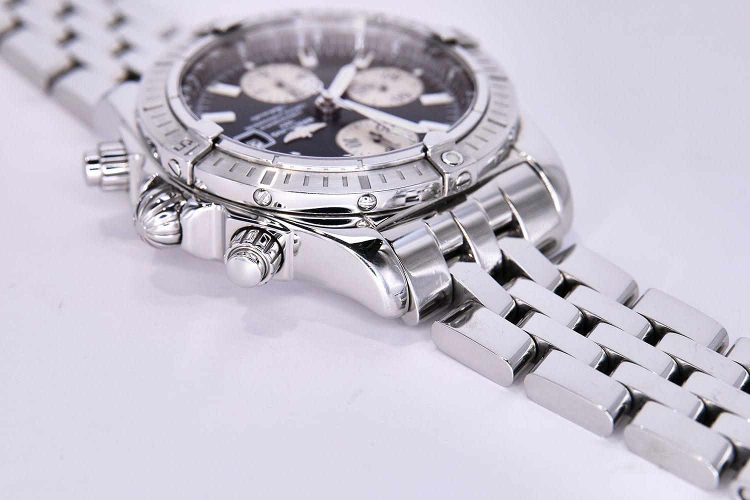 BEGAGNAD Breitling Chronomat Evolution 44mm Svart & rostfritt stål A13356