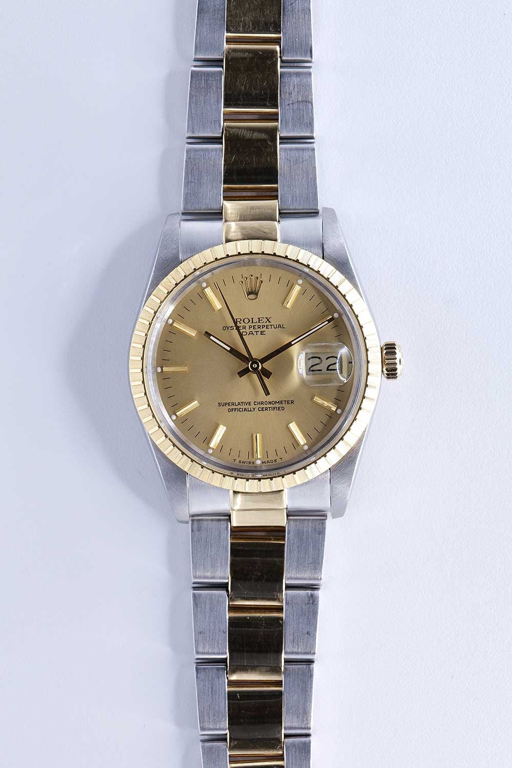 PRE-OWNED Rolex Oyster Perpetual Date 15053