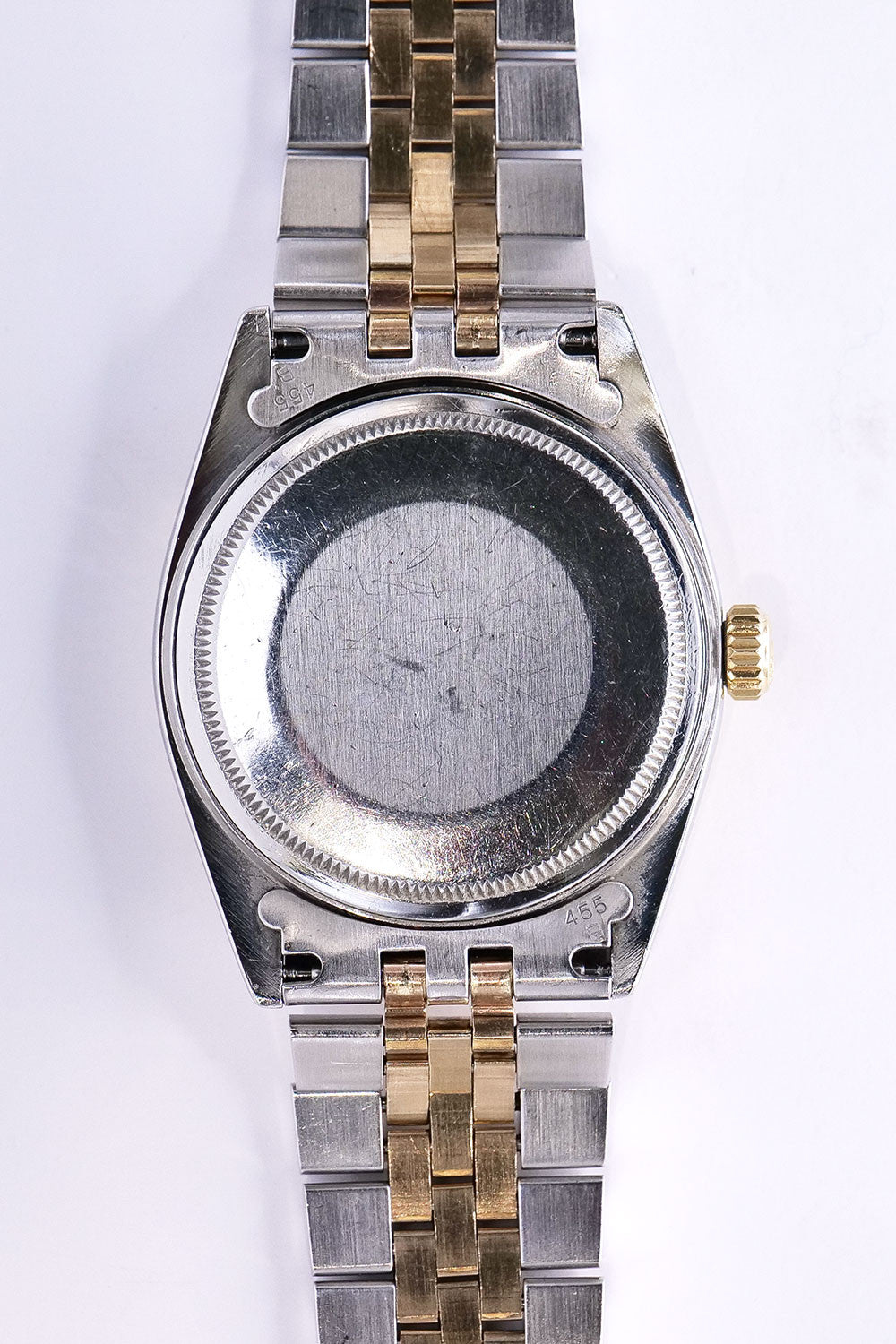 BEGAGNAD Rolex Datejust 36mm svart & jubileum tvåfärgad 1601