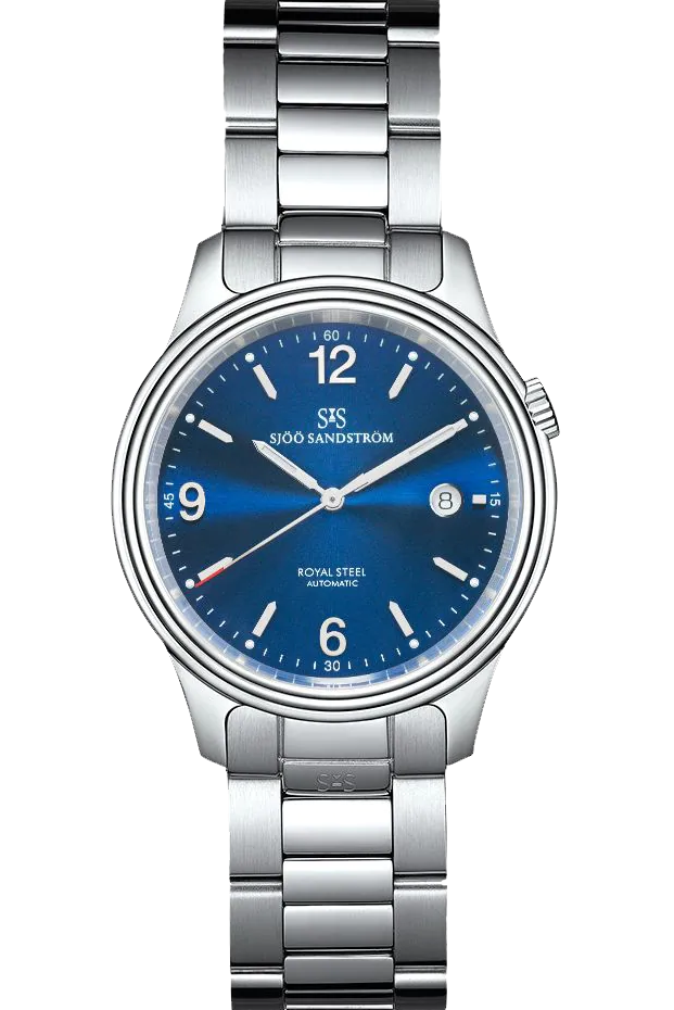 Sjöö Sandström Royal Steel Classic 41mm Blue & Stainless steel 009710