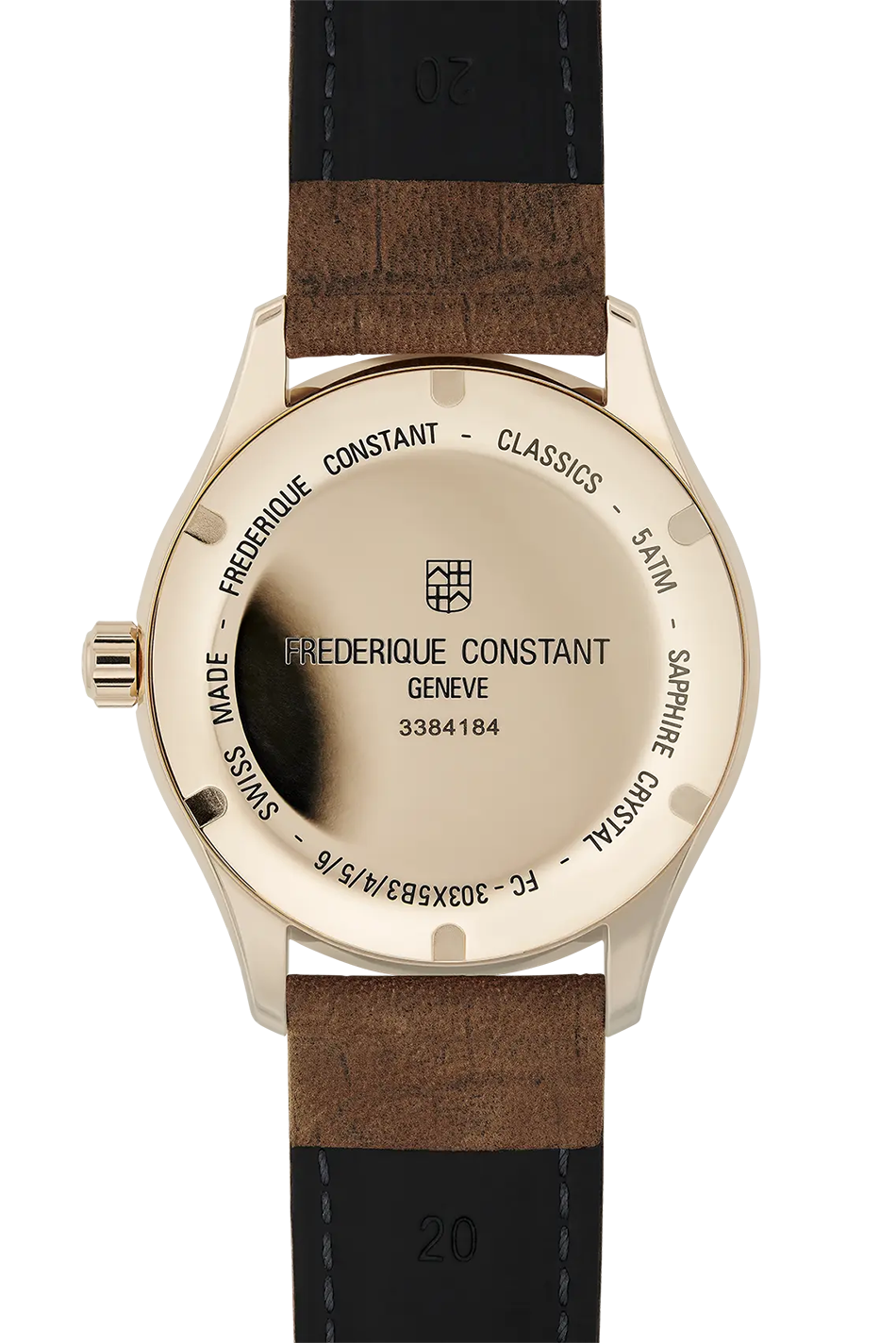 Frederique Constant Classics Index Automatic White & Gold PVD FC-303NV5B4