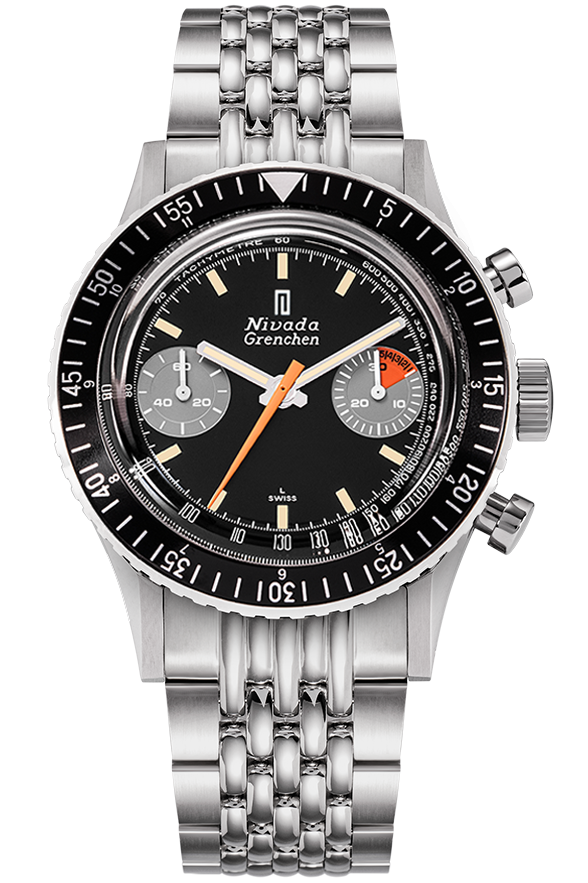 Nivada Grenchen Chronomaster Orange Boy SL Manual Bead of rice bracelet 86015M04