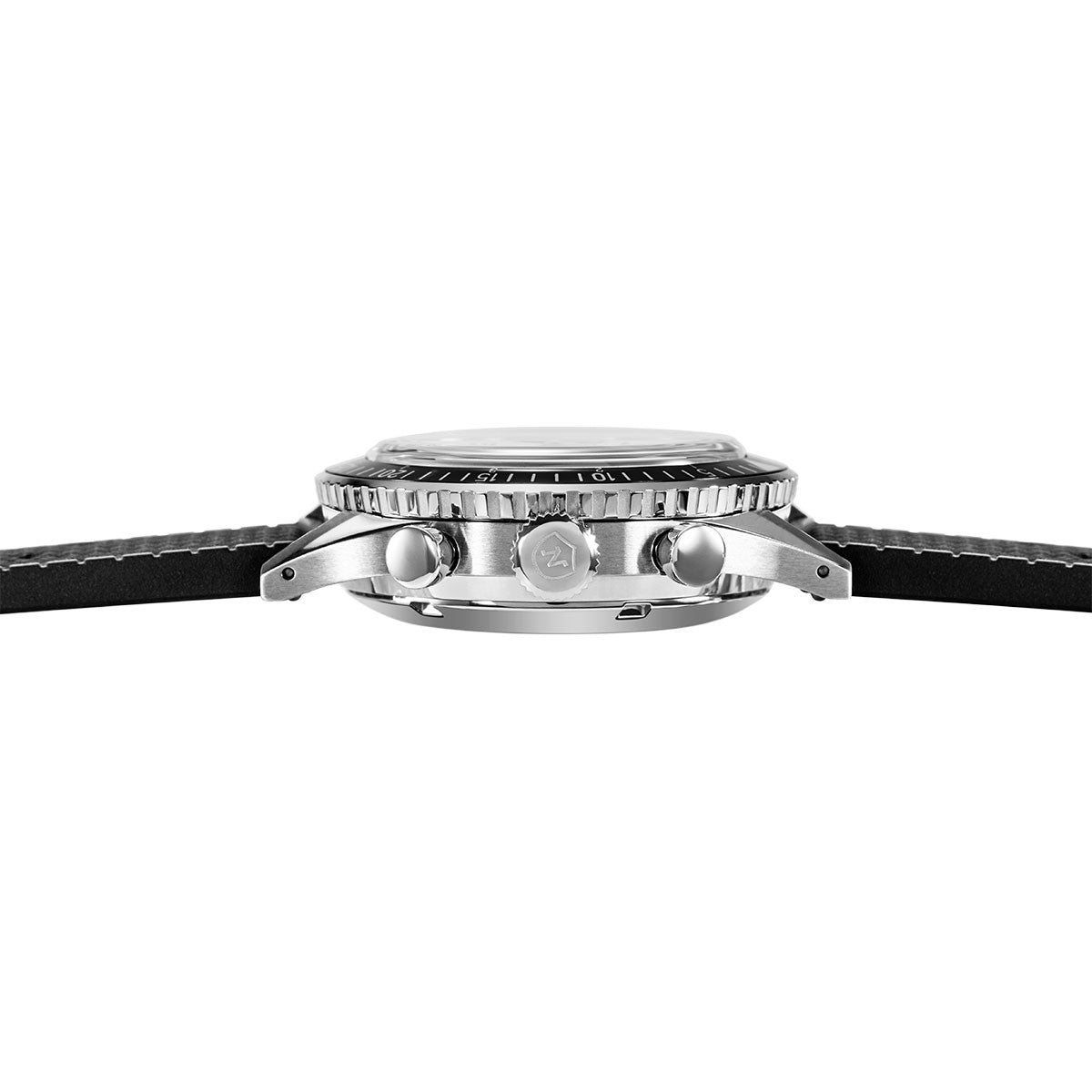 Nivada Grenchen Chronomaster Broad Arrow Automatic Gummiband 86002A01