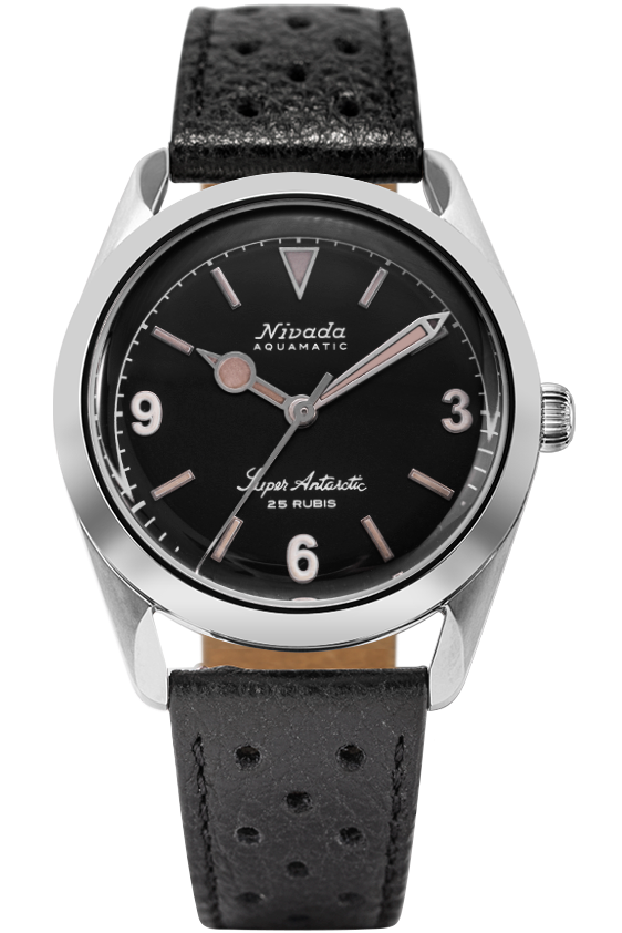 Nivada Grenchen Super Antarctic 3.6.9 Vintage Effect & Black Strap 32032A10