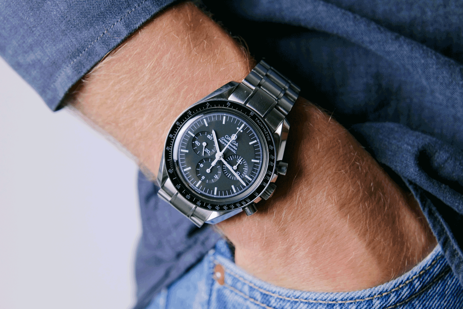 BEGAGNAD Omega Speedmaster Moonwatch 35705000 År 2004