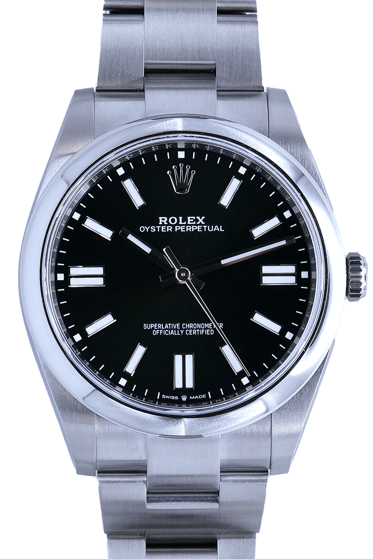 SÅLD - BEGAGNAD Rolex Oyster Perpetual 41 124300