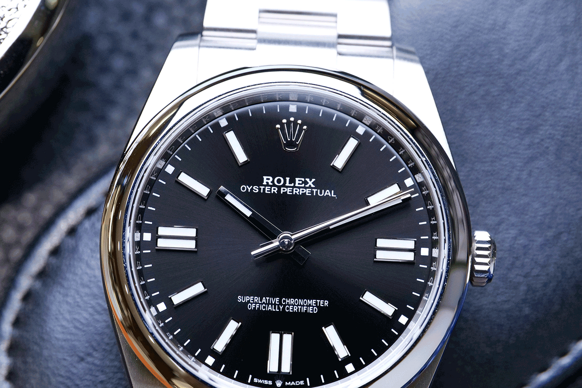 SÅLD - BEGAGNAD Rolex Oyster Perpetual 41 124300