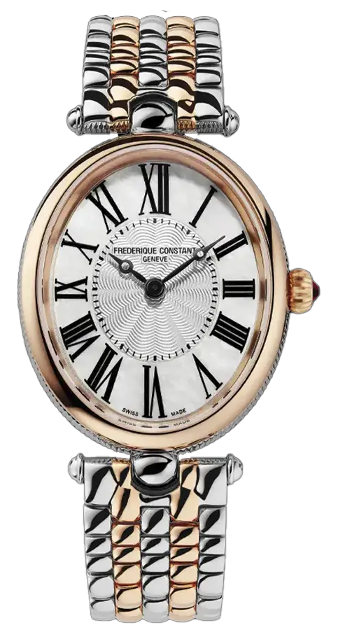 Frederique Constant Classics Art Déco Oval Rose gold & Steel