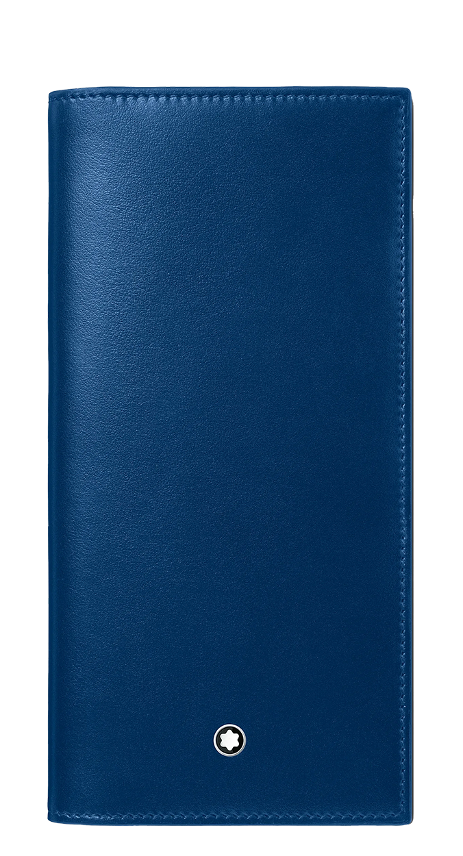 Montblanc MEISTERSTÜCK LONG WALLET blue/black 15CC MB 129681