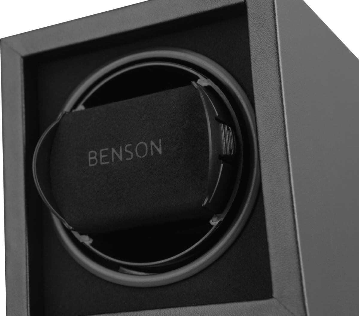 Benson Compact 1.17 Svart Läder Klockuppdragare