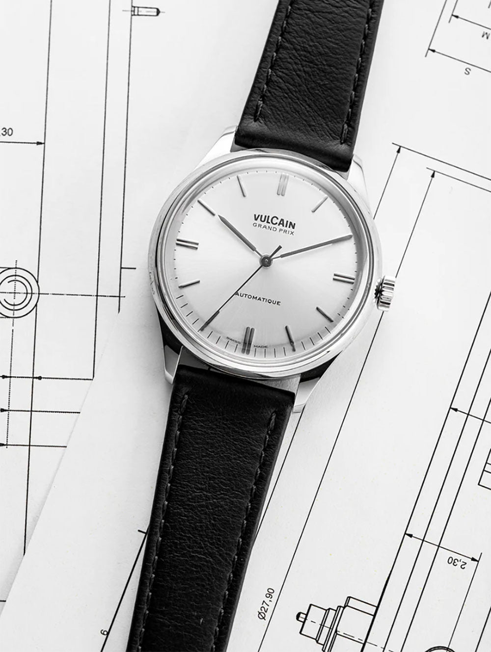 Vulcain Grand Prix Silver 39mm 670171A50.BAC201