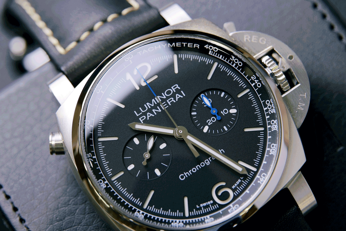 PRE-OWNED Panerai Luminor Chrono PAM01109