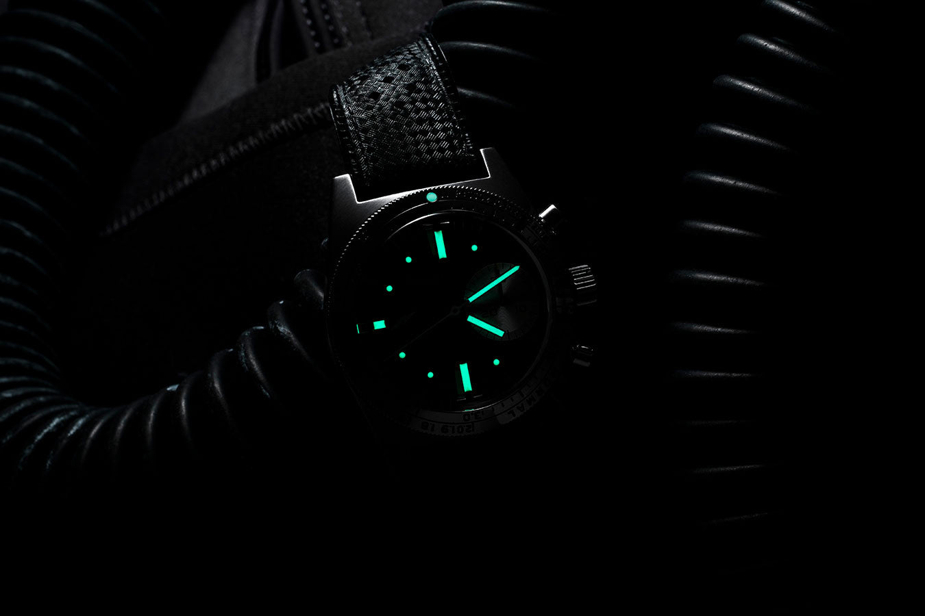 Aquastar 2022 Deepstar Chronograph Svart