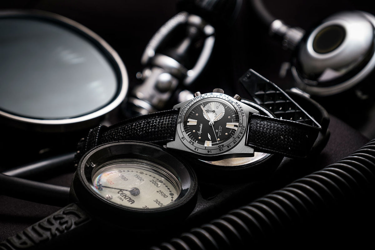 Aquastar 2022 Deepstar Chronograph Svart