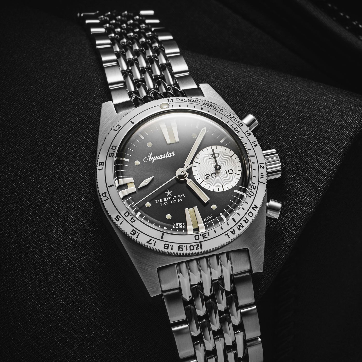 Aquastar Deepstar Chronograph Grey 321735ITI