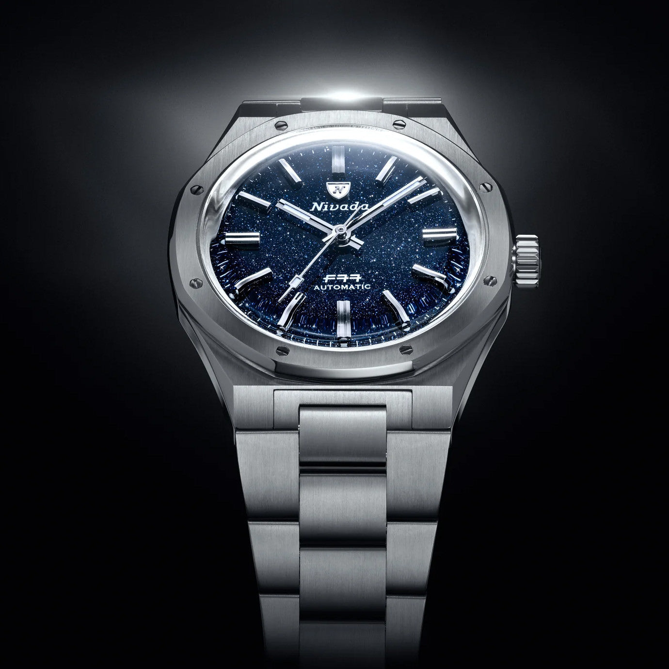 Nivada Grenchen F77 Dark Blue Aventurine 68010A77