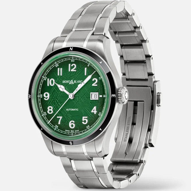 Montblanc 1858 Automatic Date 0 Oxygen Green