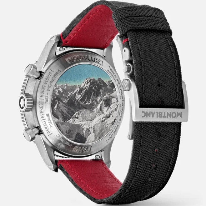 Montblanc 1858 Geosphere Chronograph 0 Oxygen Limited Edition Red