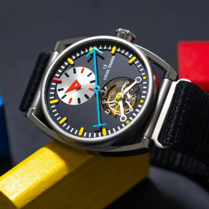 Louis Erard Le Régulateur Tourbillon Louis Erard x Alain Silberstein Black 40mm 89356TT02BTT82