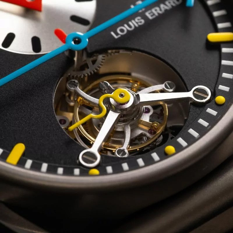 Louis Erard Le Régulateur Tourbillon Louis Erard x Alain Silberstein Black 40mm 89356TT02BTT82