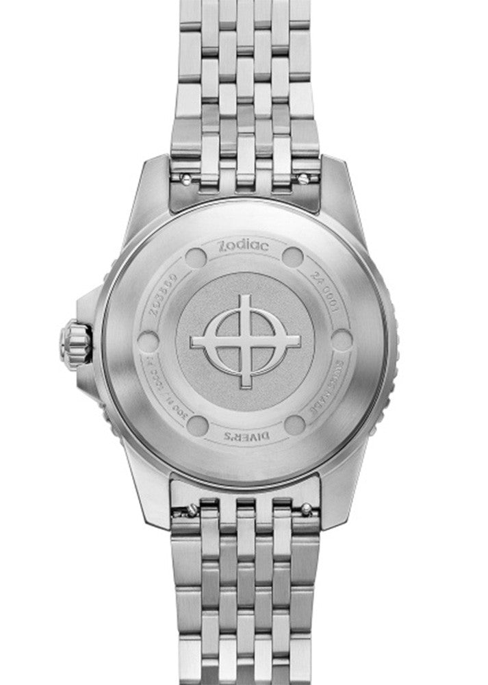 Zodiac Super Sea Wolf Divers COSC Silver & Green ZO3560