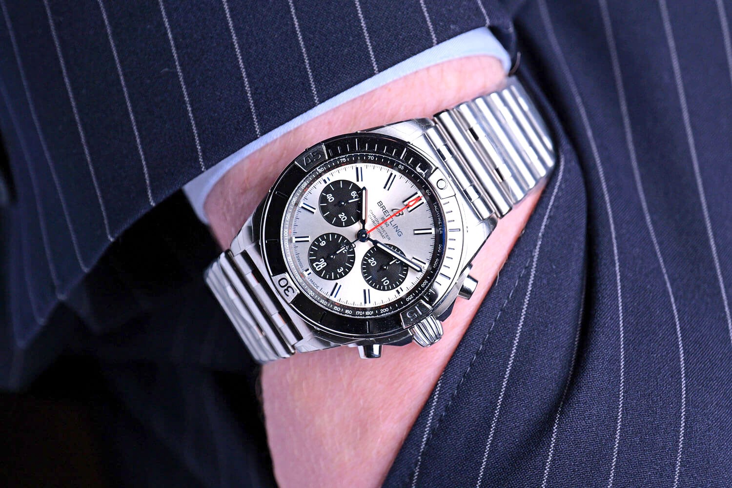 PRE-OWNED Breitling Chronomat 42mm AB0134