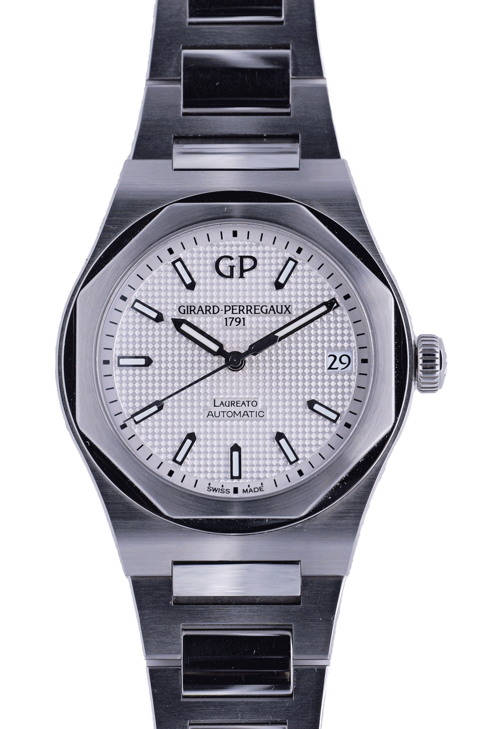 PRE-OWNED Girard-Perregaux Laureato 81010-11-131-11A